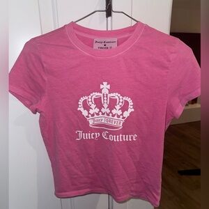 Cute Pink Juicy Couture Crop Top